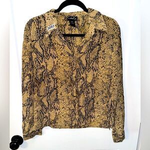COLOR F X BRAND WOMENS BLOUSE